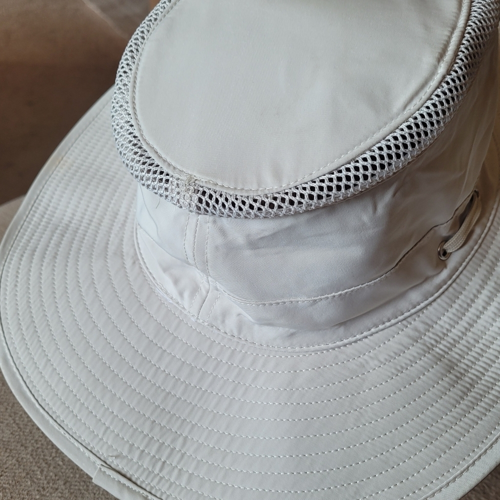 Infinity Headwear Boonie Hat Soft Shell Cream and Gray Vented NEW - Picture 5 of 5